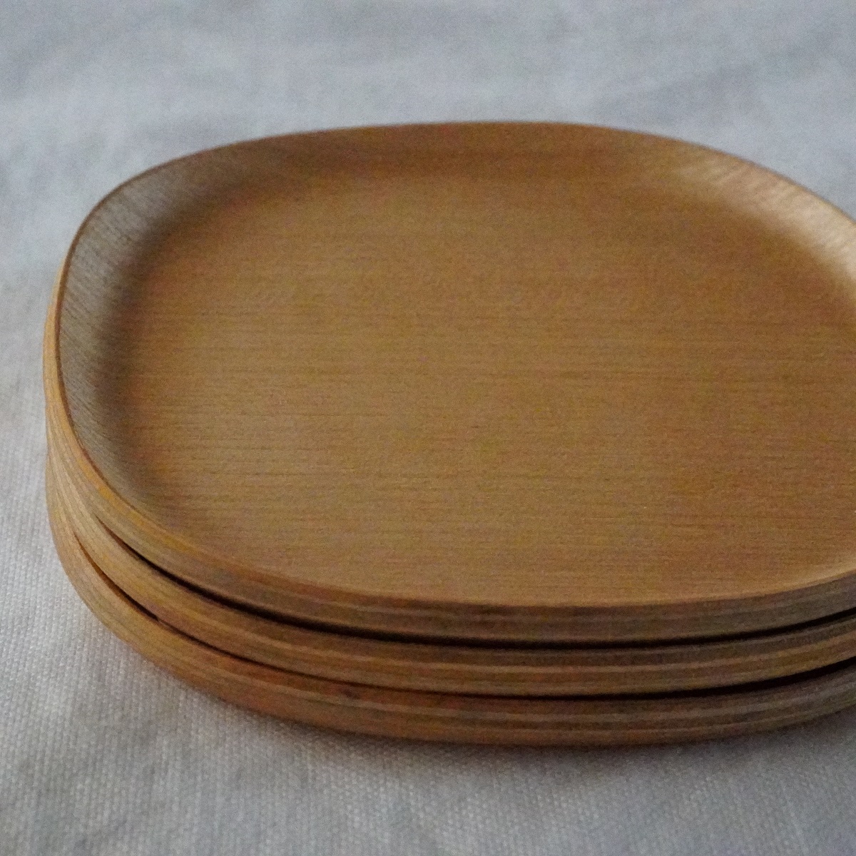  nonslip saucer Coaster tray natural tree UNITEA Maple 125×125mm KINTO click post including in a package possibility 