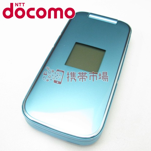 Docomo F 01g らくらくホンベーシック4 休日 ブルー C ランク 中古 本体 白ロム 保証あり あすつく対応 ガラケー 0307