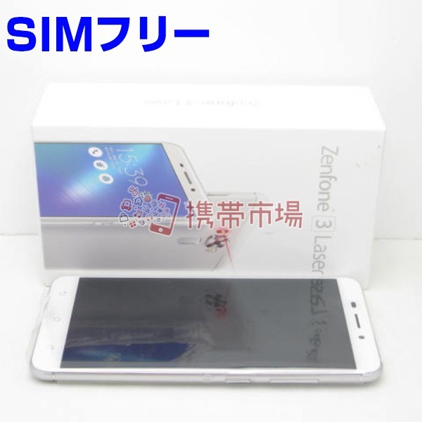 Simフリー 新古品 Zenfone 3 Laser Zc551kl シルバー Sランク スマホ 白ロム 保証あり 数量限定 Kiz 0415 あすつく対応 本体