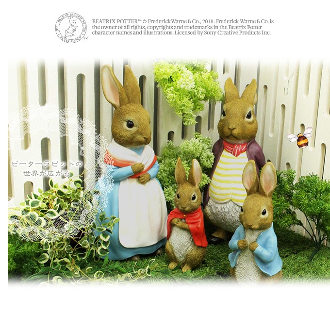 ピーターラビット にんじん大好き 絵本 キャラクター 置物 うさぎ オブジェ 本物そっくり リアル Pg ガーデン用品屋さん 通販 Yahoo ショッピング