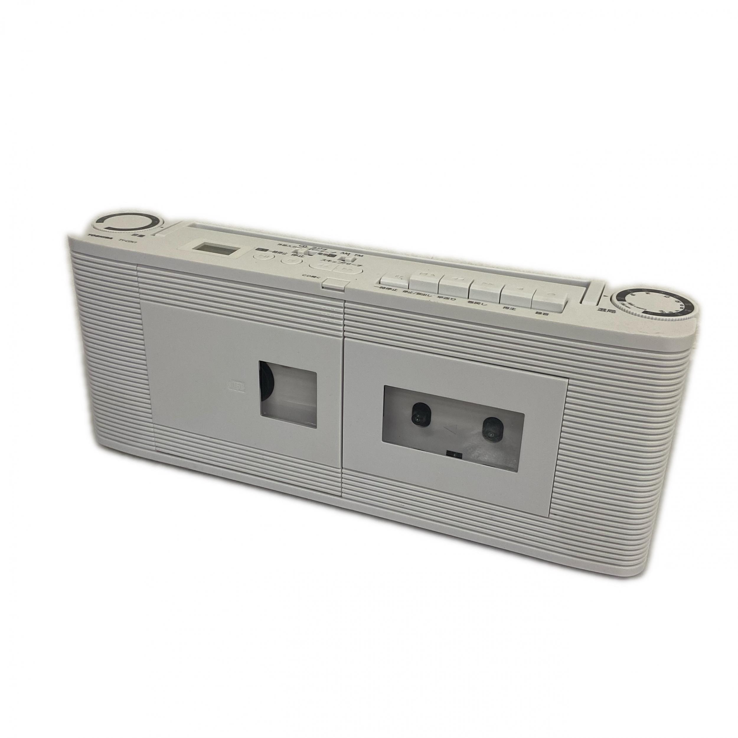 【新品】東芝 CDラジオカセットレコーダー TY-CDV1 W TOSHIBA CDラジオカセットレコーダー TY-CDV1（W） ホワイト CD