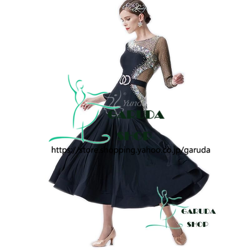 Garuda SHOP lady's ball-room dancing costume contest dress new arrival new goods presentation for production clothes party dress One-piece semi order possible product number 2039