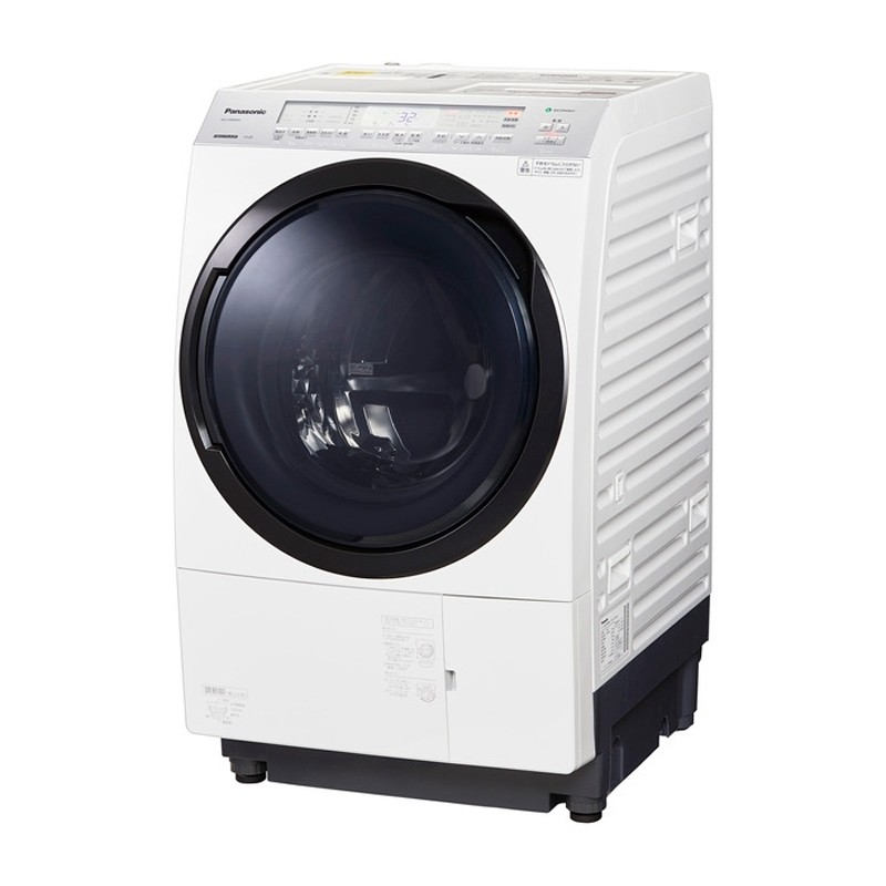 Panasonic ななめドラム洗濯乾燥機 左開き NA-VX800AL-W （クリスタル
