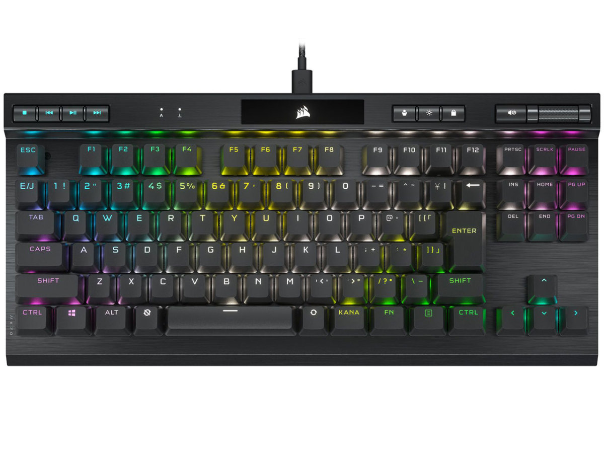 CORSAIR K70 RGB TKL MX SPEED CH-9119014-JP （ブラック） キーボード本体の商品画像