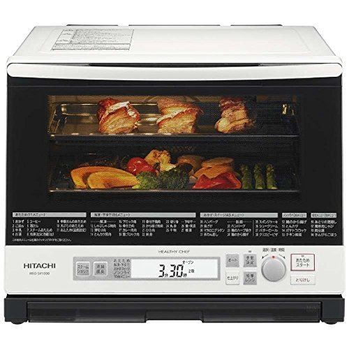 日立 HITACHI 過熱水蒸気オーブンレンジ ヘルシーシェフ MRO-SV1000（W 