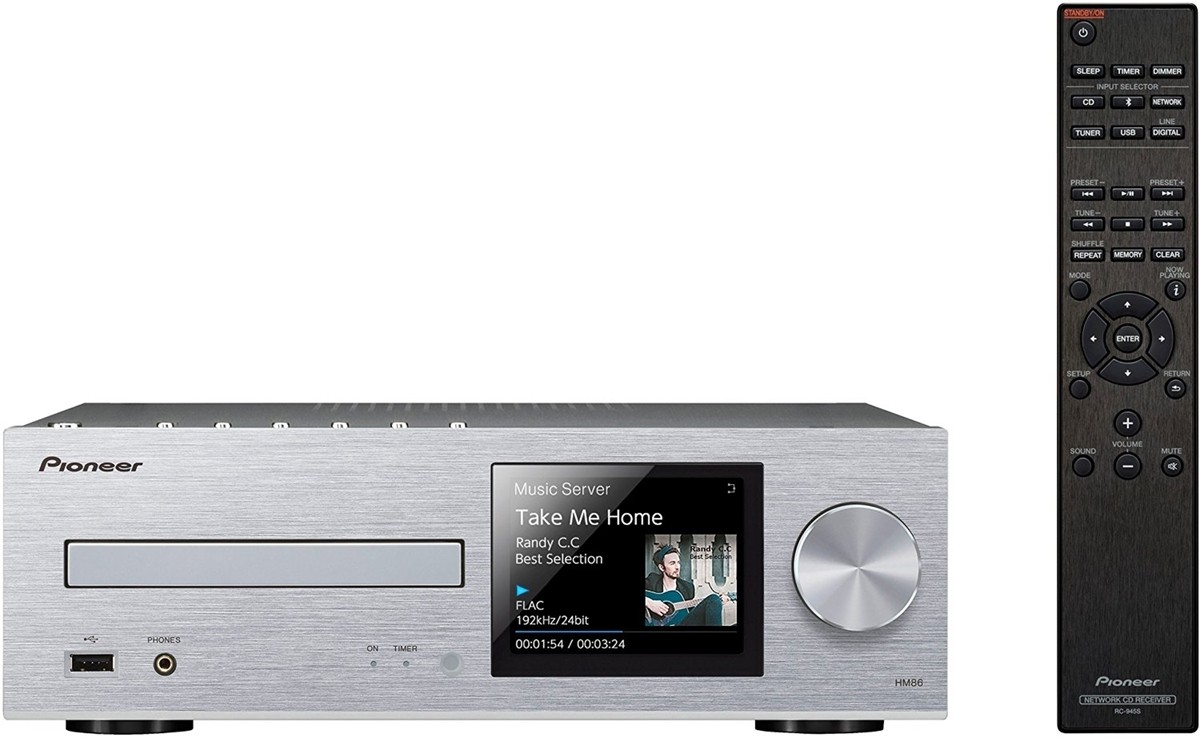 Pioneer ネットワークCDレシーバー XC-HM86（S） シルバー ミニコンポの商品画像