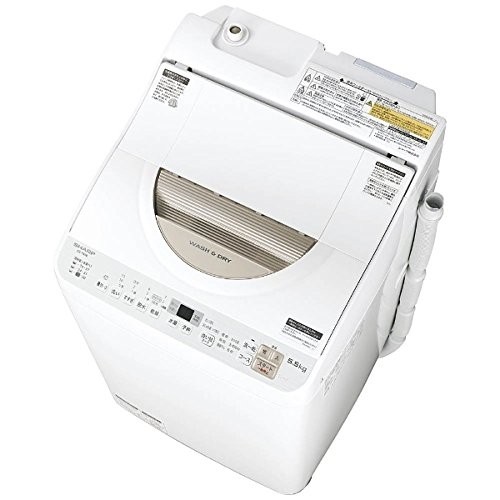 シャープ タテ型洗濯乾燥機 ステンレス穴なし槽 5kg ゴールド系 ES-TX5B-N Amazon.co.jp: シャープ タテ型洗濯乾燥機 ステンレス穴なし槽 5kg