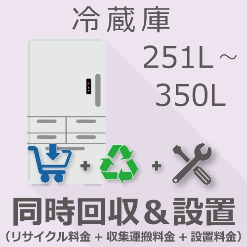  refrigerator 251 and more 350L and downward same time recovery * installation ticket 