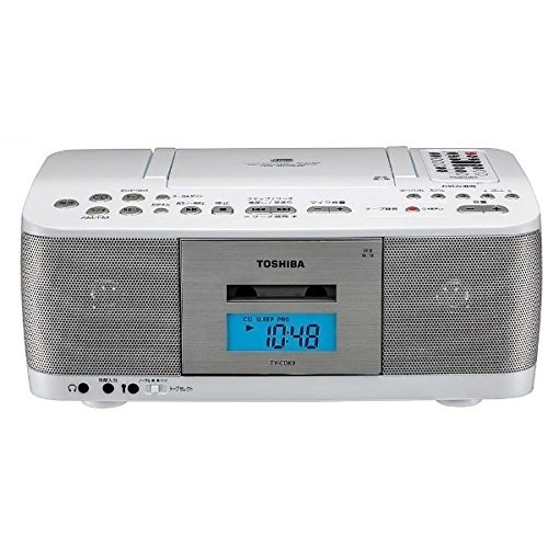 TOSHIBA CDラジオカセットレコーダー TY-CDK9（S） シルバー CD