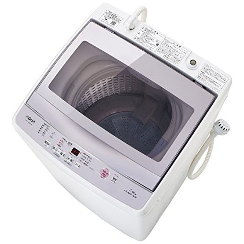 AQUA 全自動洗濯機 洗濯7.0kg AQW-GP70F-W（ホワイト） 洗濯機 - 最安値・価格比較 - Yahoo!ショッピング｜口コミ