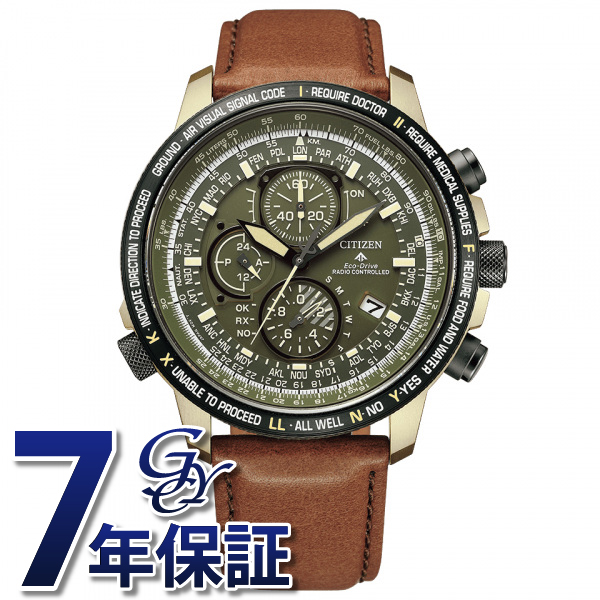 CITIZEN PROMASTER SKY AT8194-11X （グリーン/カーフ革バンド） PROMASTER SKY（PROMASTER） メンズウォッチの商品画像