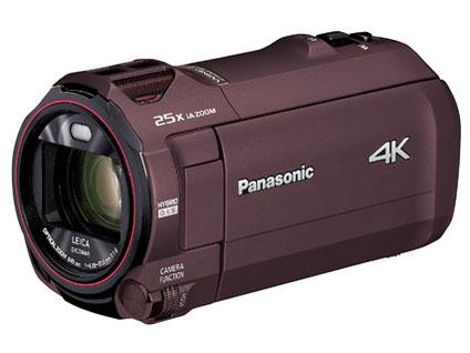 Panasonic Panasonic 4Kビデオカメラ 64GB 光学20倍ズーム HC-VX992MS TJ （カカオブラウン） ビデオカメラ本体の商品画像