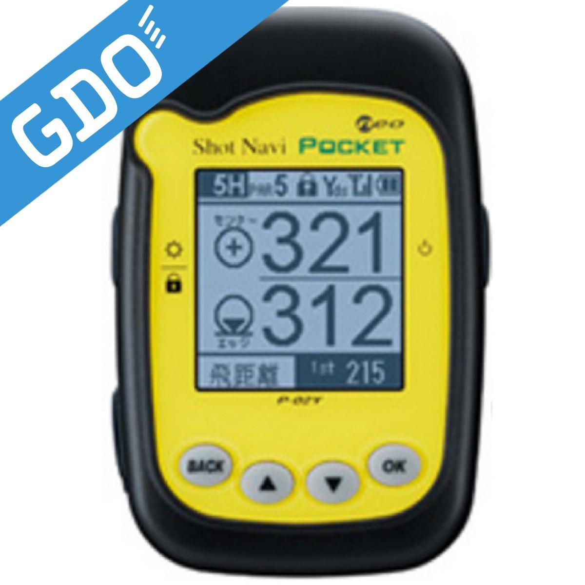 ShotNavi ショットナビ Shot Navi ポケット ネオ（イエロー） ゴルフ