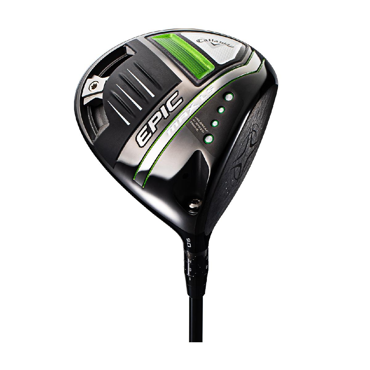 Callaway Golf 2021 Epic Max LS Driver (droitier, MMT 60G, rigide, 9 degrés), noir
