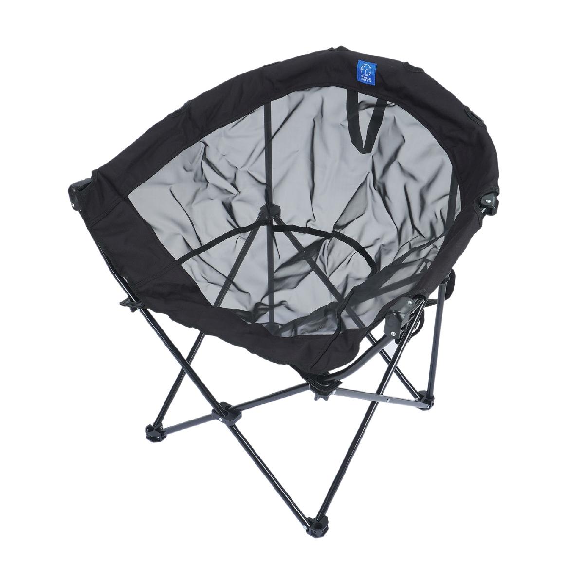 WHOLE EARTH クラムチェアライト WE2PDC37（ブラック） アウトドアチェアの商品画像