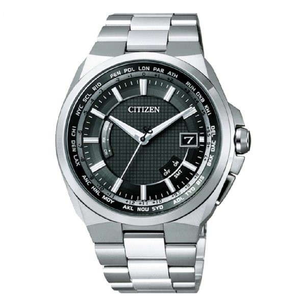 CITIZEN アテッサ エコ・ドライブ電波時計 ワールドタイム