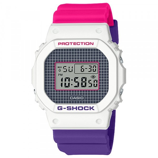 CASIO G-SHOCK Throwback 1990s DW-5600THB-7JF （ピンク-パープル） BABY-G メンズウォッチの商品画像