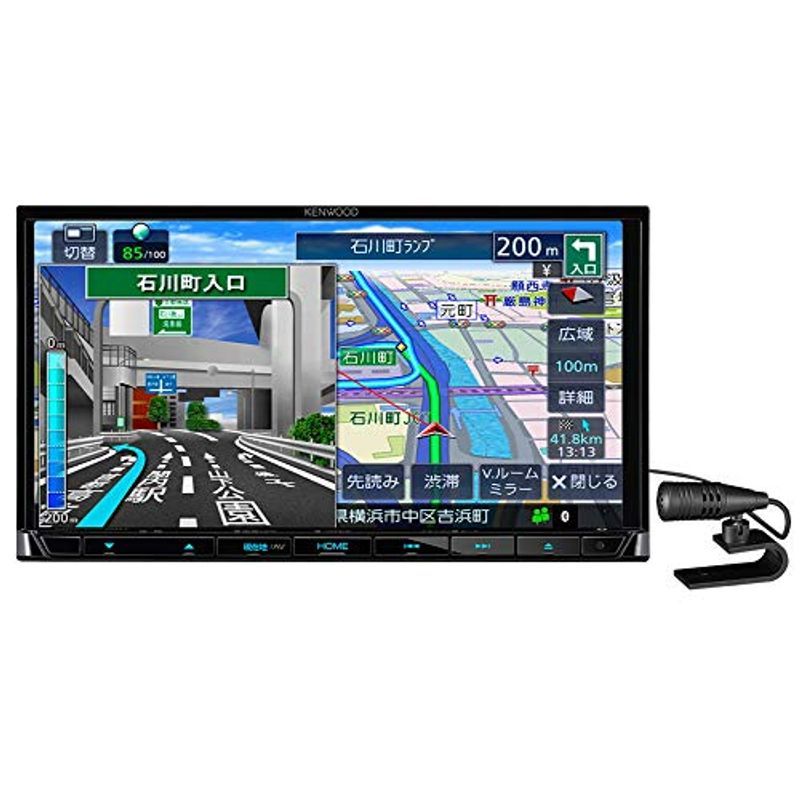 KENWOOD MDV-D708btwAVナビゲーションシステム KENWOOD MDV-D708BT 本体のみ 写真の配線はサービスです。