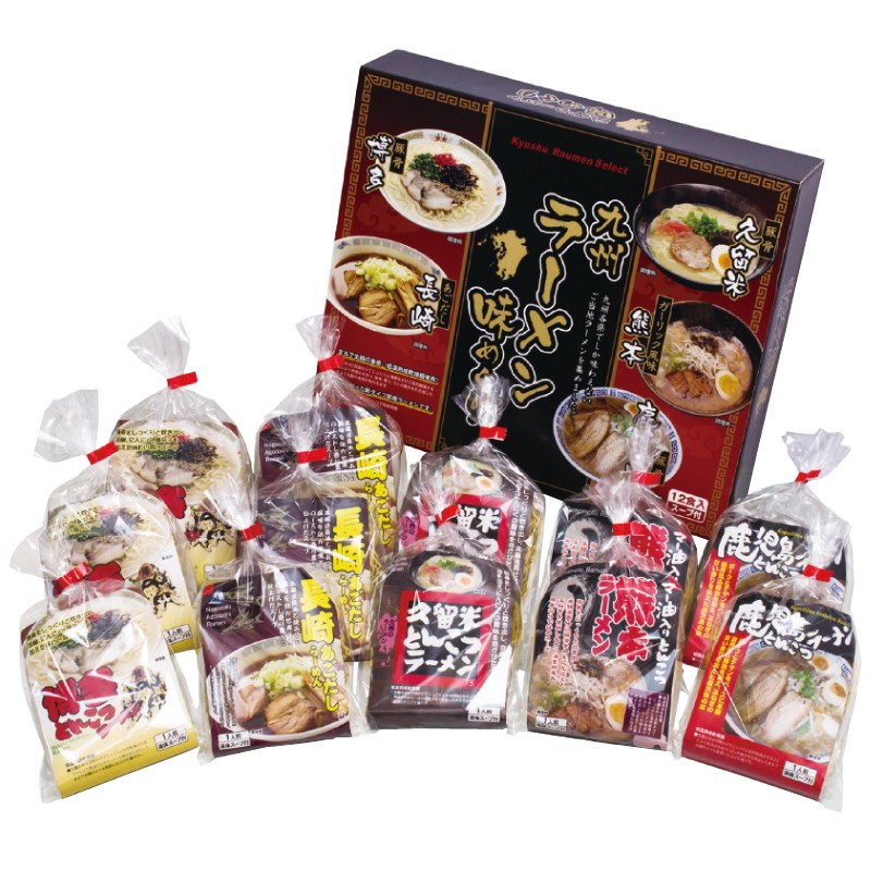 エン・ダイニング 九州ラーメン味めぐり 12食 KK-30 × 1個の商品画像