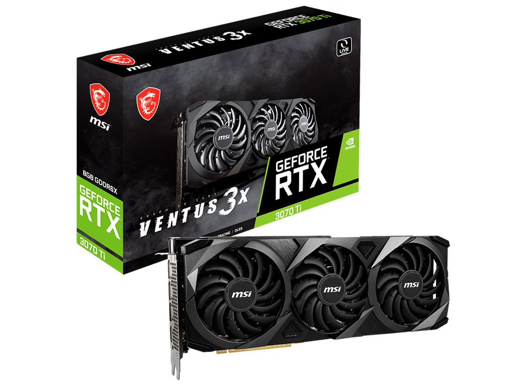 グラフィックボード・グラボ・ビデオカード MSI VENTUS 3X RTX 3070 Ti 8G OC MSI GeForce RTX 3070 Ti VENTUS 3X 8G OC グラフィックボード、ビデオ