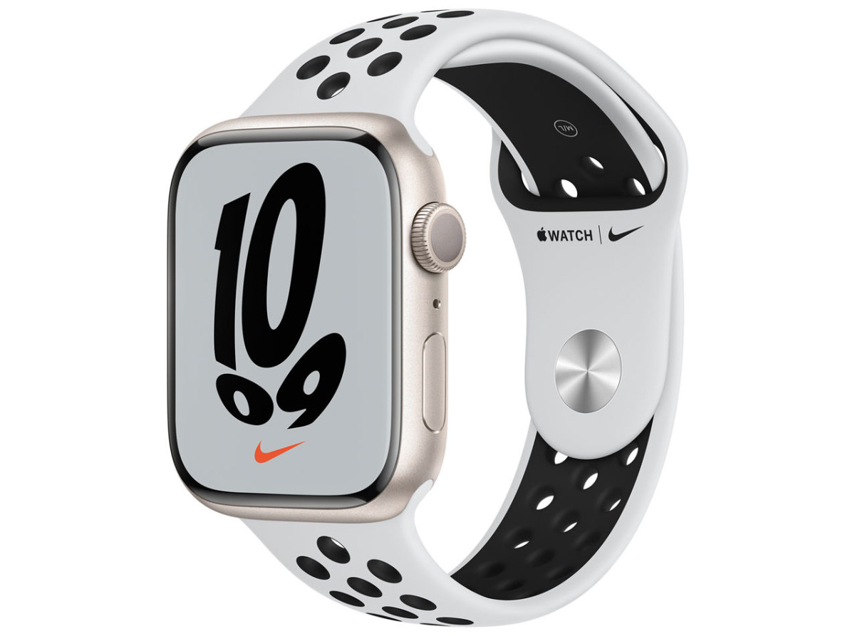 Apple Apple Watch Nike Series 7 GPSモデル 45mm スターライト 