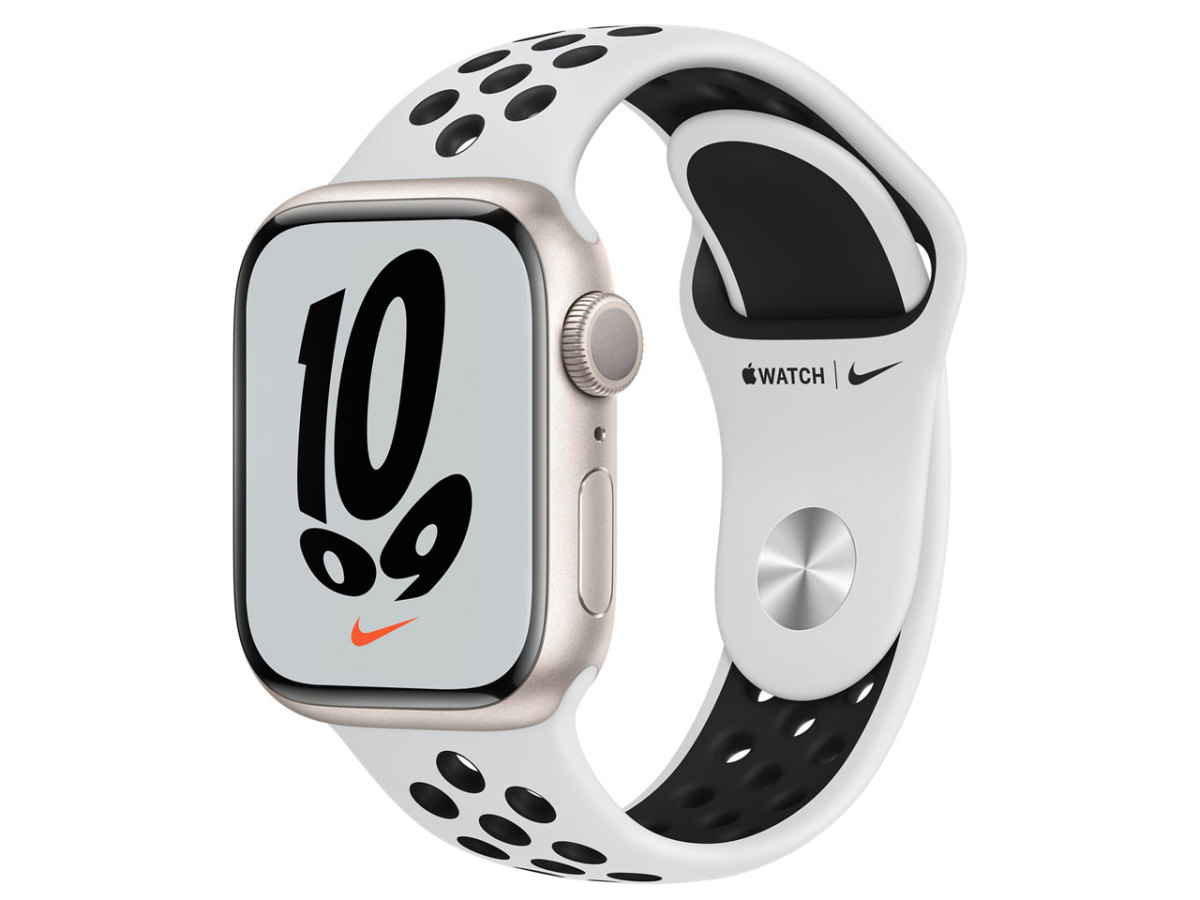 Apple Apple Watch Nike Series 7 GPSモデル 41mm スターライト  