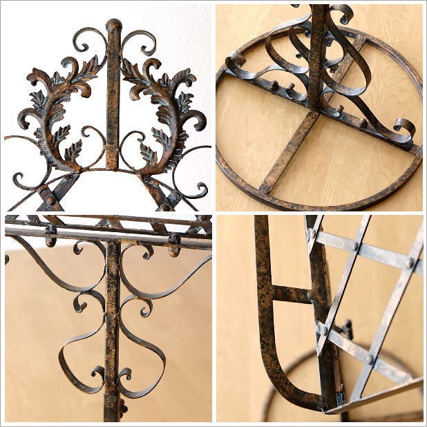 譜面台 アンティーク おしゃれ 鉄製 楽譜スタンド 楽譜立て 譜面立て 絵画 案内 リーススタンド メニュースタンド 玄関 エントランス アイアンの 譜面台 Kwt0866 ギギリビング 通販 Yahoo ショッピング