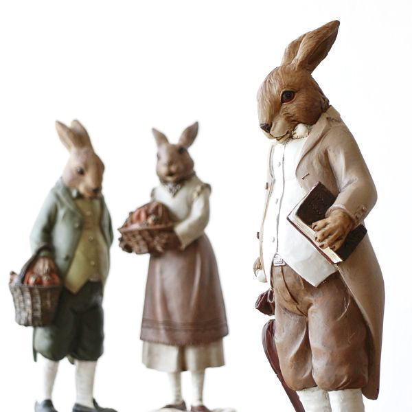 アニマルオーナメント オブジェ うさぎ 11048の商品画像