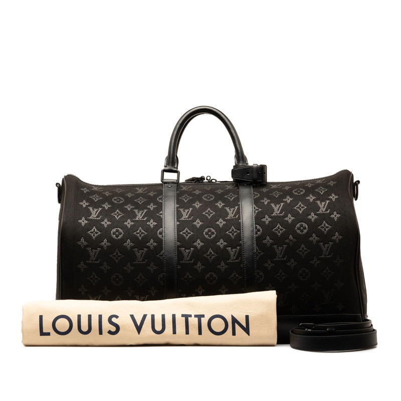  Louis Vuitton monogram light up key poru band lie-ru50 Boston bag 2WAY M44770 black LOUIS VUITTON [ used ]