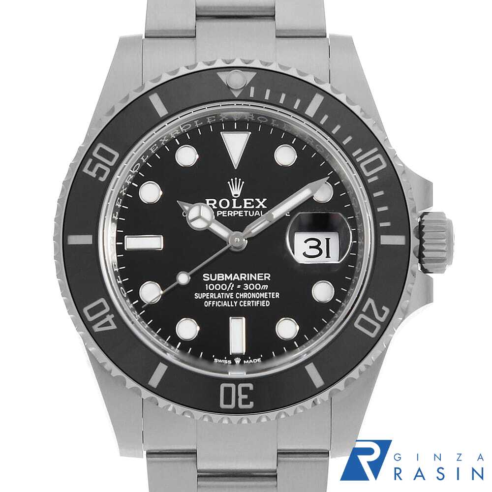 サブマリーナー 126610LN SS オイスターブレス ブラックダイヤル