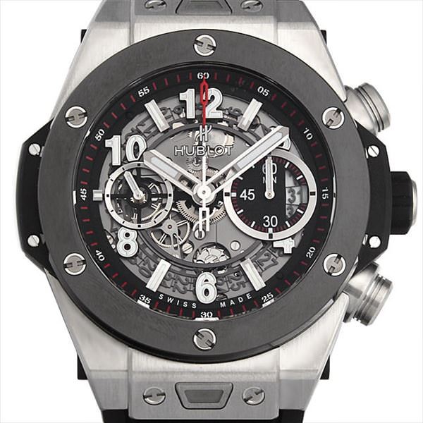 キングパワー ウニコ TI-CE/ブラックラバー 411.NM.1170.RX （ブラックスケルトン）