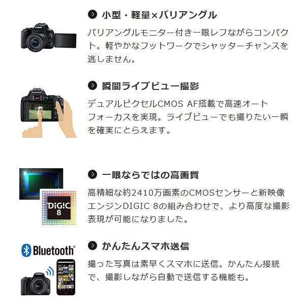 キヤノン デジタル一眼レフカメラ Canon EOS Kiss X10 EF-S18-55 IS 
