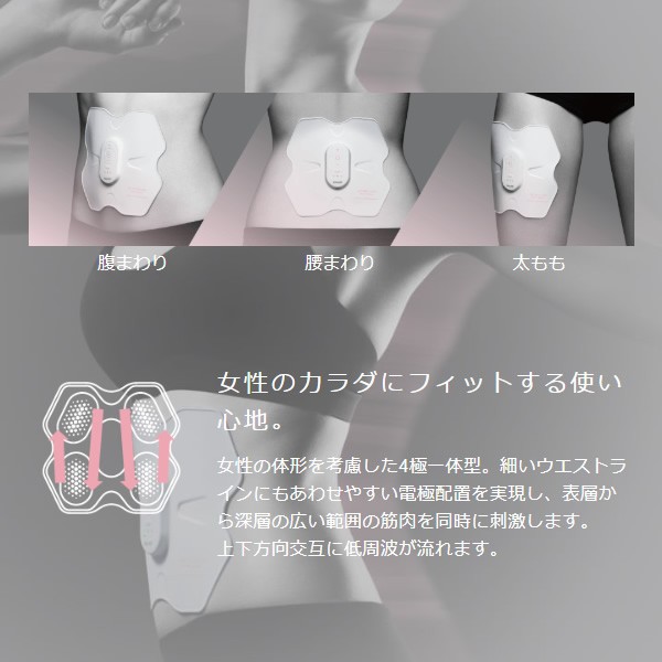 maxell（マクセル） maxell EMS 運動器 4極タイプ ACTIVEPAD もてケア