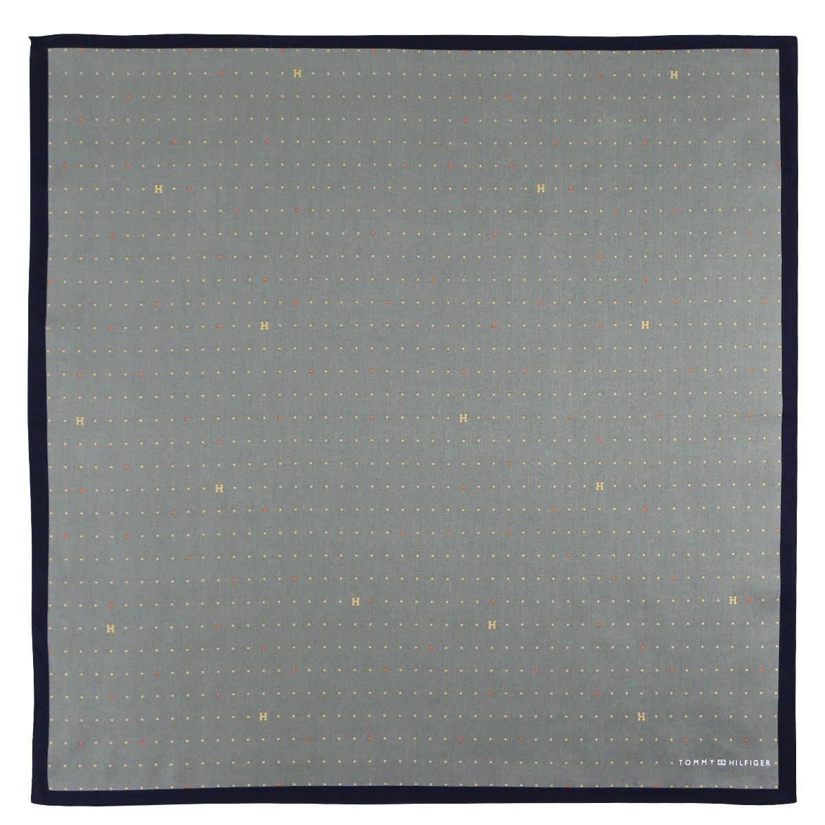 TOMMY HILFIGER Tommy Hilfiger brand pin dot pattern cotton 100% handkerchie 02582153 gift material including in a package free small gift 