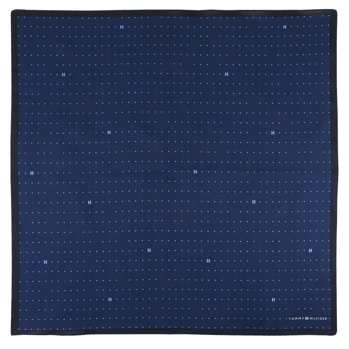 TOMMY HILFIGER Tommy Hilfiger brand pin dot pattern cotton 100% handkerchie 02582153 gift material including in a package free small gift 