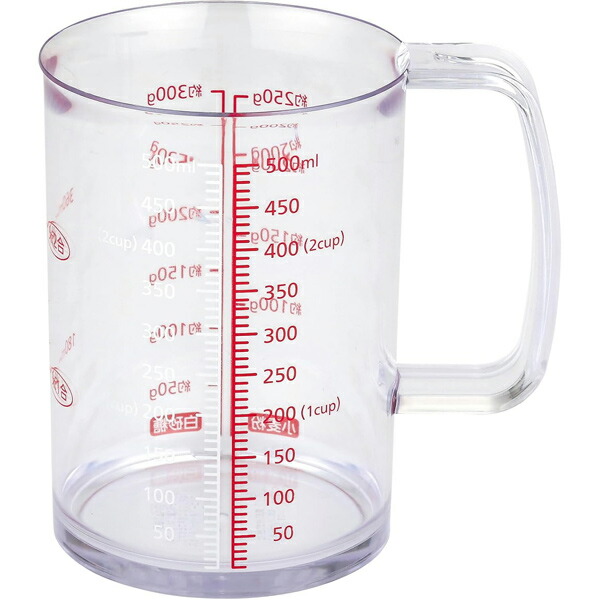 貝印 貝印 KAI どこでも注げる耐熱計量カップ 500ml DH8126×1個 計量カップの商品画像