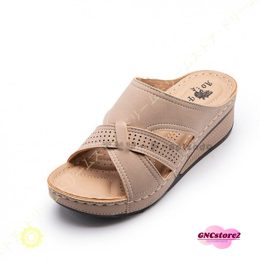  mules office sandals commuting for beautiful legs Wedge sole lady's thickness bottom low repulsion Wedge sole Mrs. shoes sabot casual ..... fatigue not pain . not 