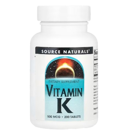 Source Naturals фирма витамин K,500mcg 200 шарик ввод 1 шт. дополнение 