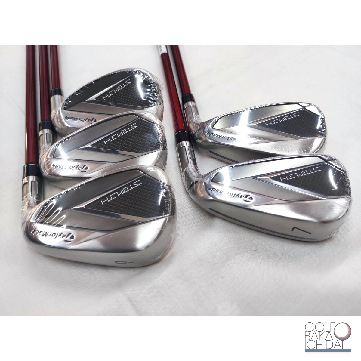 [ б/у ]S:[ дамский ] TaylorMade Stealth железный комплект 5шт.@(#7~9.PW.SW) loft 28° тонн sei красный TM40 L