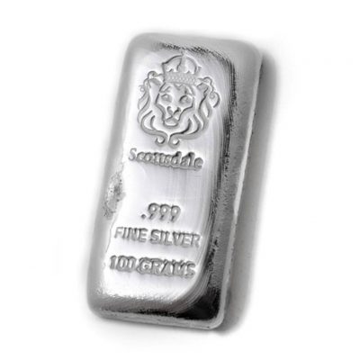 [ written guarantee attaching .] ( new goods ) America [ cast bar ] original silver 100 gram bar in goto