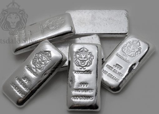 [ written guarantee attaching .] ( new goods ) America [ cast bar ] original silver 100 gram bar in goto