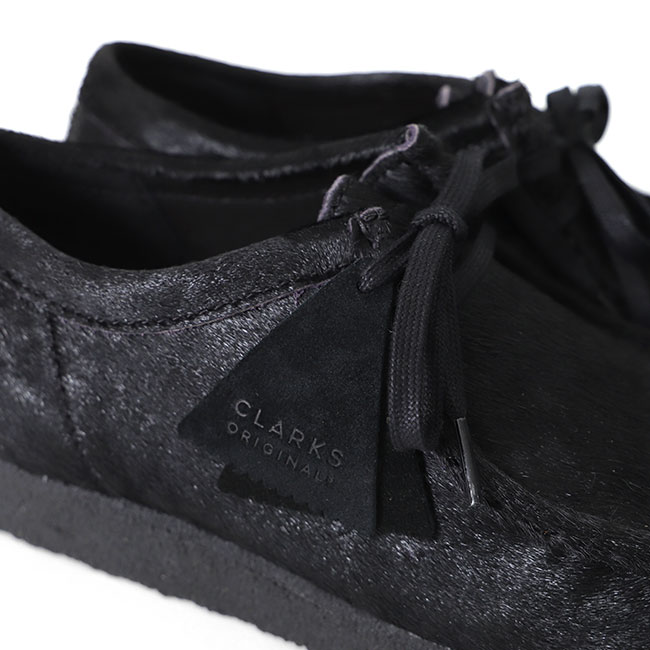 [SALE] CLARKS Clarks Wallabee Hair Onwala Be волосы - on кожа мокасины обувь 26174031 чёрный спортивные туфли мужской 