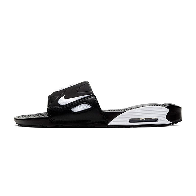 NIKE AIR MAX 90 SLIDE BLACK WHITE ナイキ エアマックス90