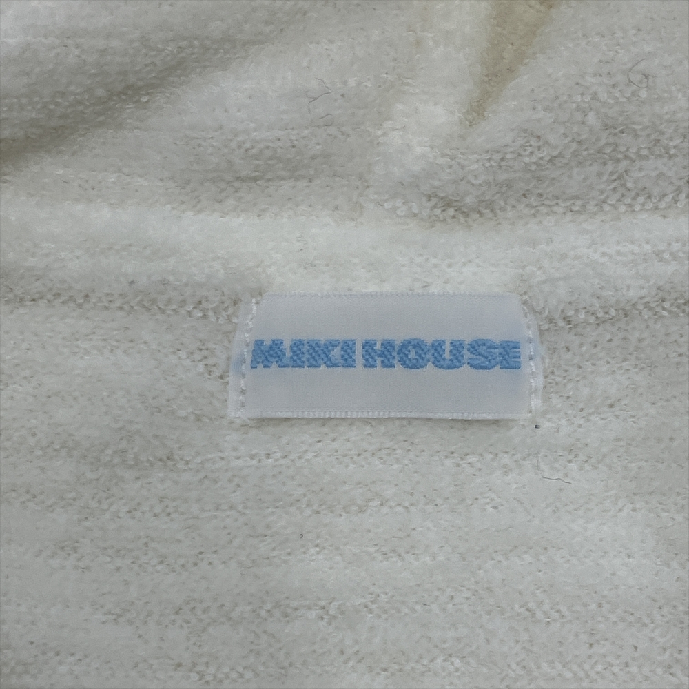  Miki House MIKI HOUSE пончо акрил шерсть белый 60-90 Kids 