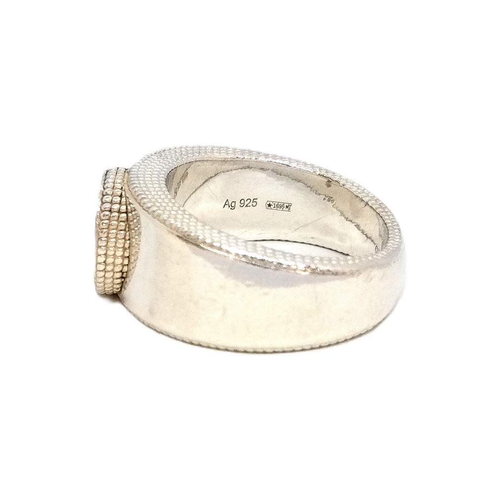  Gucci GUCCI Inter locking G кольцо кольцо примерно 8 номер 479228 SV925 серебряный деформация есть перевод 