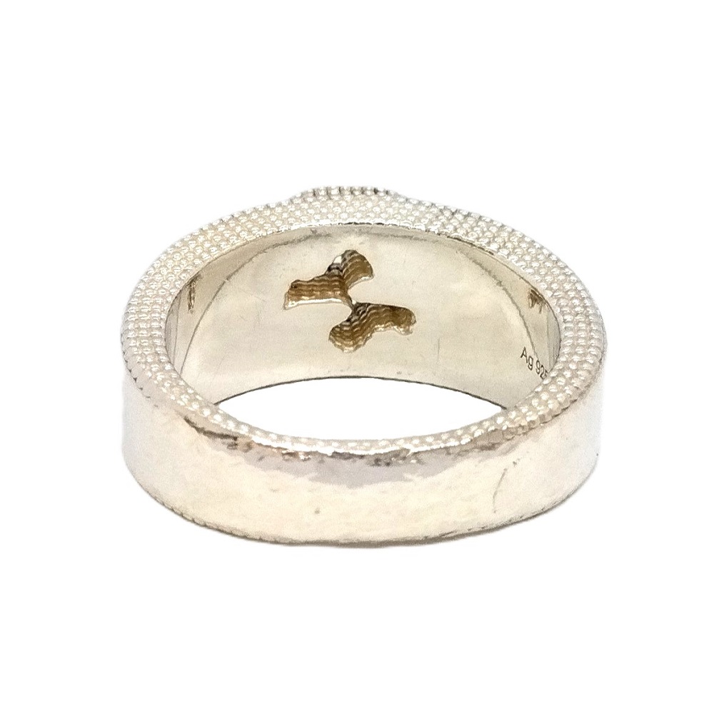  Gucci GUCCI Inter locking G кольцо кольцо примерно 8 номер 479228 SV925 серебряный деформация есть перевод 