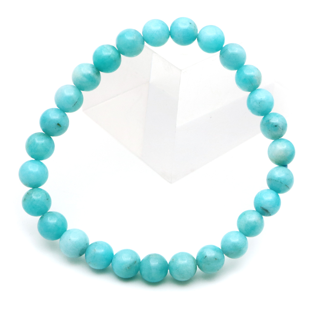 【blue.ks】高品質アマゾナイトのゴムブレスレット 楽天市場】アマゾナイト 高品質 ブレスレット ペルー産 10mm 17