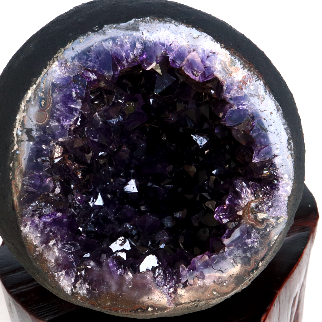 GOLD STONE アメジスト ドーム 約2.8kg 紫水晶 ジオード 晶洞 天然石