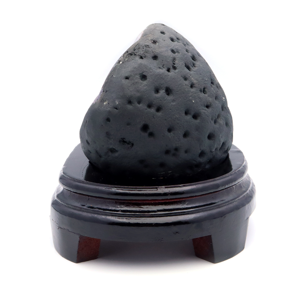 アメジスト ドーム 約1.5kg 小型 卓上サイズ 紫水晶 ジオード 晶洞 天然石 ウルグアイ産 1点物 台座付き 濃紫