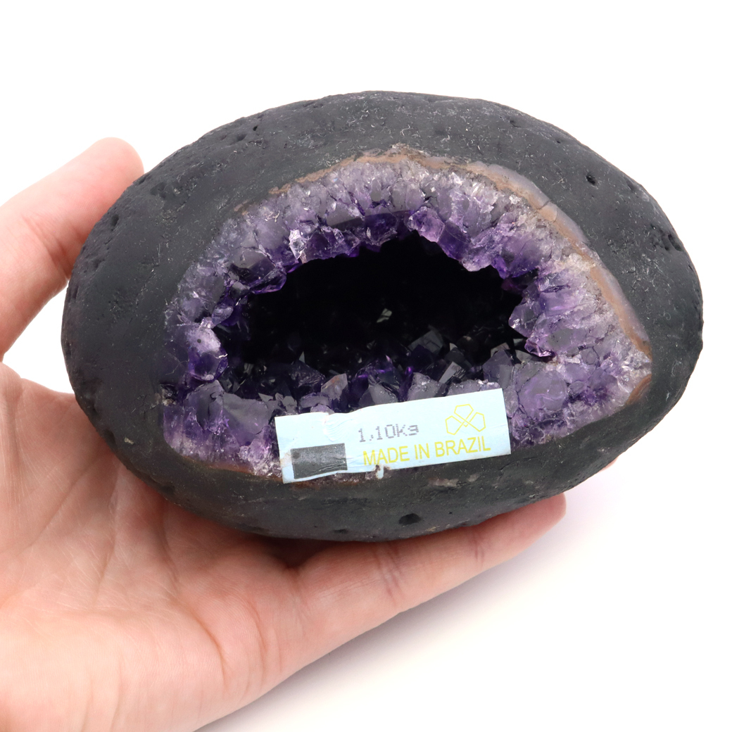 GOLD STONE アメジスト ドーム 約1.1kg 小型 卓上サイズ 紫水晶